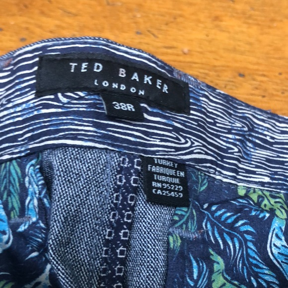 Ted Baker classic fit Brushed Trouser 38R new with tags. Retail $185. - Picture 8 of 11